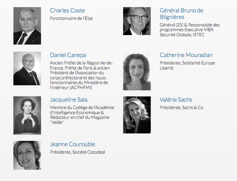 Les membres du Jury Trophée IES 2016 Cercle K2