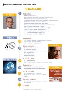 Numéro 110 - Novembre/Décembre 2008 Numéro 110 - Novembre/Décembre 2008