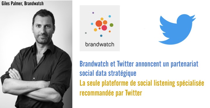 Brandwatch et Twitter annoncent un partenariat social data stratégique