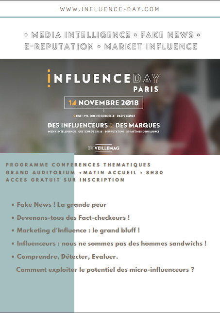 @InfluenceDay. 14 nov. Téléchargez le programme Conférences et Tables rondes. Matinée