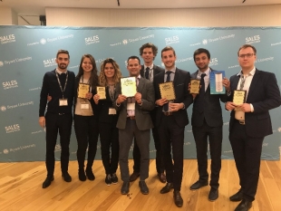 Les étudiants de SKEMA Business School du Club International de Négociation du campus de Raleigh