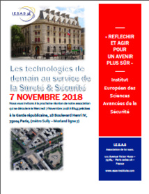 7 novembre. Les technologies de demain au service de la sécurité et de la sûreté par IESAS