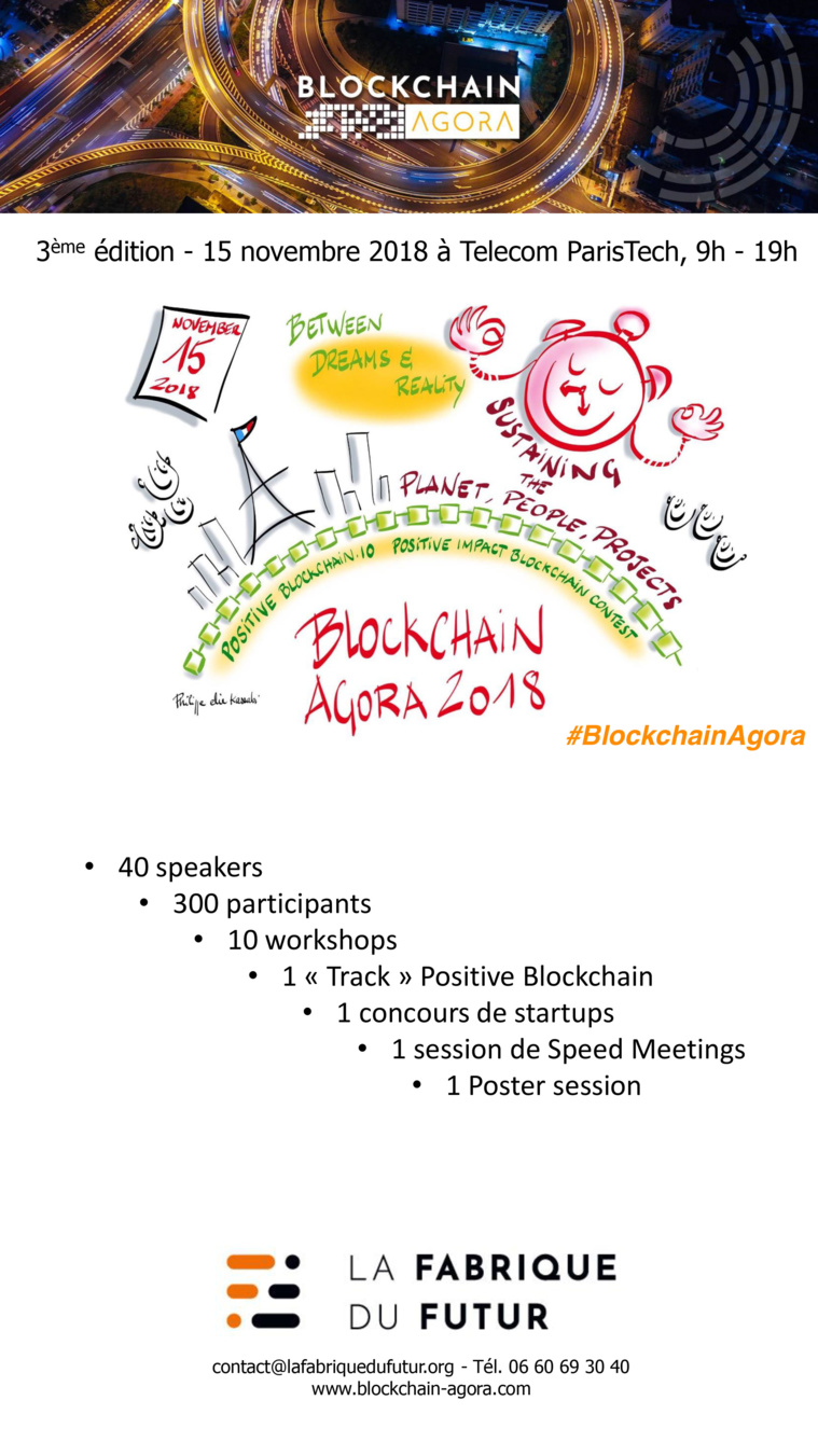 La galaxie blockchain se réunira à Telecom ParisTech le 15 novembre.