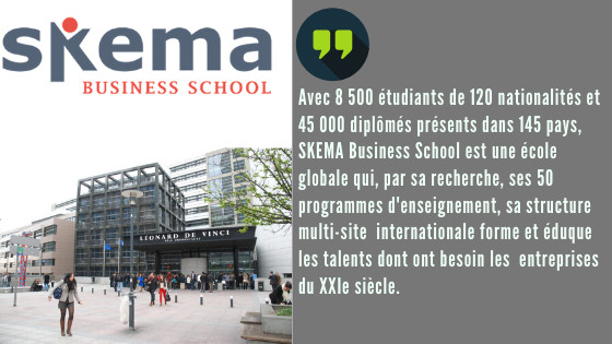 SKEMA à la 12e place mondiale du classement du FT et 4e française