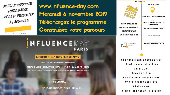 Vous participez à Influence-Day. Télécharger le programme. CONFERENCES/TABLES  RONDES & WORKSHOPS