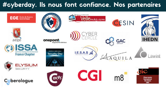 Reminder. 11 mars Cyberday. Tout le programme ! Merci à nos partenaires