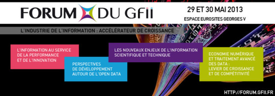 Evenement : Le forum du GFII - 29 et 30 mai 2013
