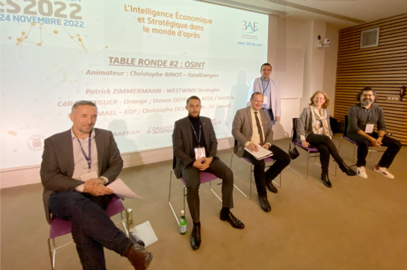 LA TABLE RONDE OSINT AU FORUM EUROPEEN  A3F-IES 2022