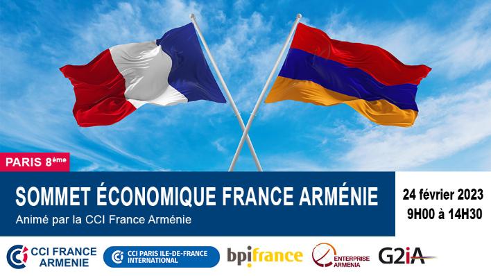 Agenda :   24 février 2023 Sommet économique France Arménie