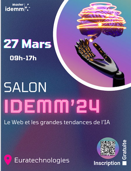 27 mars. Salon IDEMM. Le web et les grandes tendances de l'IA