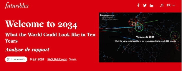 Bienvenue en 2O34 - Futuribles
