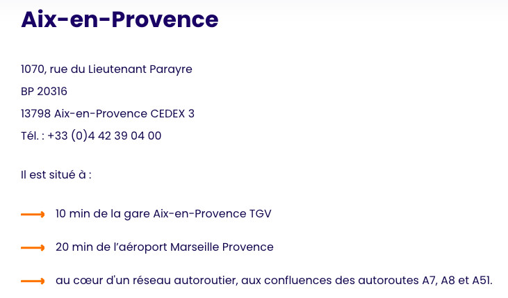 Pour plus d'informations