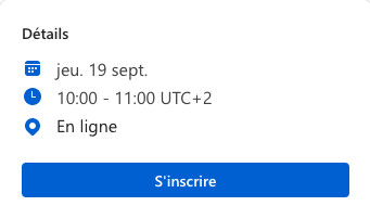 Pour s'inscrire Pour s'inscrire