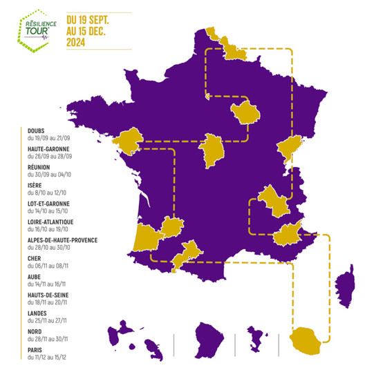Vers une culture du risque. « Ensemble face aux risques majeurs ». Résilience Tour. Vers une culture du risque. « Ensemble face aux risques majeurs ». Résilience Tour.