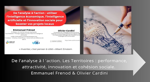 De l'analyse à l 'action. Les Territoires : performance, attractivité, innovation et cohésion sociale. Emmanuel Frenod & Olivier Cardini
