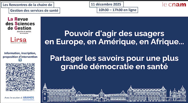 11 décembre. Partager les savoirs pour une plus grande démocratie en santé. CNAM