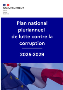 Lutte contre la corruption 2025-2029. Publication du plan national pluriannuel.