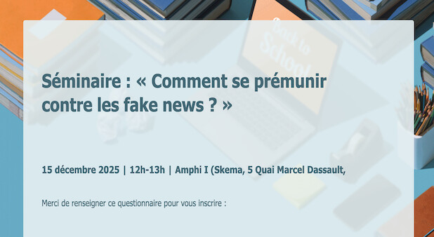 Lien vers l'inscription