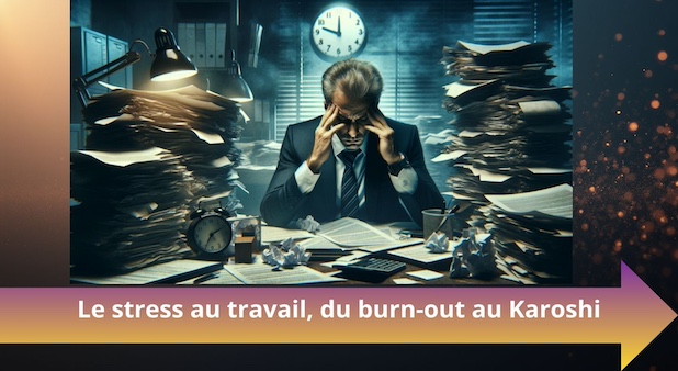 Le stress au travail, du burn-out au Karoshi (mort par excès de travail, traduction du japonais) par Carole Serra