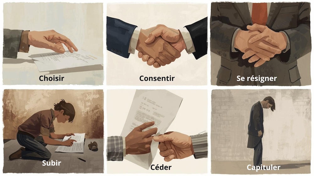 Choisir, consentir, se résigner, subir, céder et capituler par Jan-Cédric Hansen et Jean-Marie Carrara