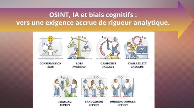OSINT, IA et biais cognitifs : vers une exigence accrue de rigueur analytique. 