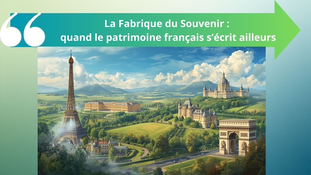 La Fabrique du Souvenir : quand le patrimoine français s’écrit ailleurs