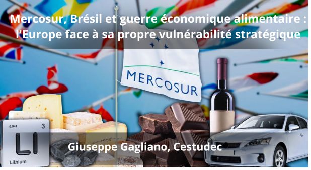 Mercosur, Brésil et guerre économique alimentaire : l'Europe face à sa propre vulnérabilité stratégique