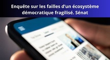 Sénat. Le brouillard numérique : enquête sur les failles d’un écosystème démocratique fragilisé Sénat. Le brouillard numérique : enquête sur les failles d’un écosystème démocratique fragilisé