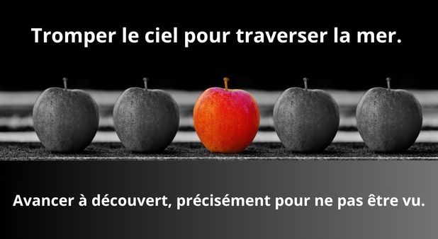 Épisode 1 — Tromper le ciel pour traverser la mer. Avancer à découvert, précisément pour ne pas être vu.