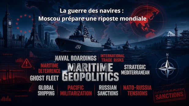 La guerre des navires : Moscou prépare une riposte mondiale