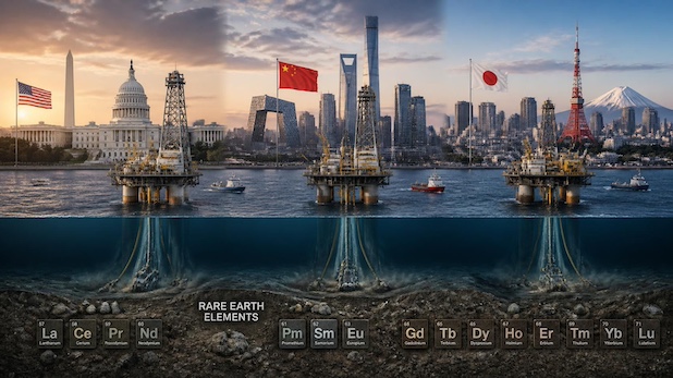 Terres rares à six kilomètres de profondeur : les États-Unis et le Japon défient le monopole chinois