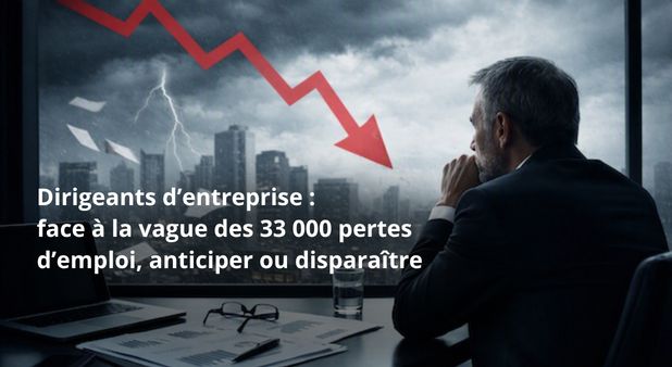 Dirigeants d’entreprise : face à la vague des 33 000 pertes d’emploi, anticiper ou disparaître