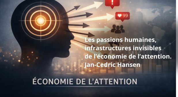 Les passions humaines, infrastructures invisibles de l’économie de l’attention. Jan-Cedric Hansen