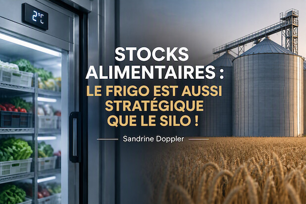 STOCKS ALIMENTAIRES : LE FRIGO EST AUSSI STRATÉGIQUE QUE LE SILO ! Sandrine Doppler
