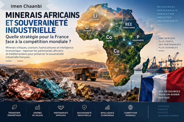 Minerais africains et souveraineté industrielle : quelle stratégie pour la France face à la compétition mondiale ? Imen Chaanbi