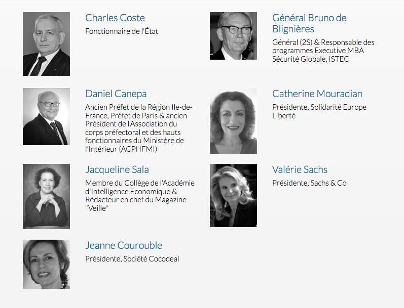 Les membres du Jury Trophée IES 2016 Cercle K2