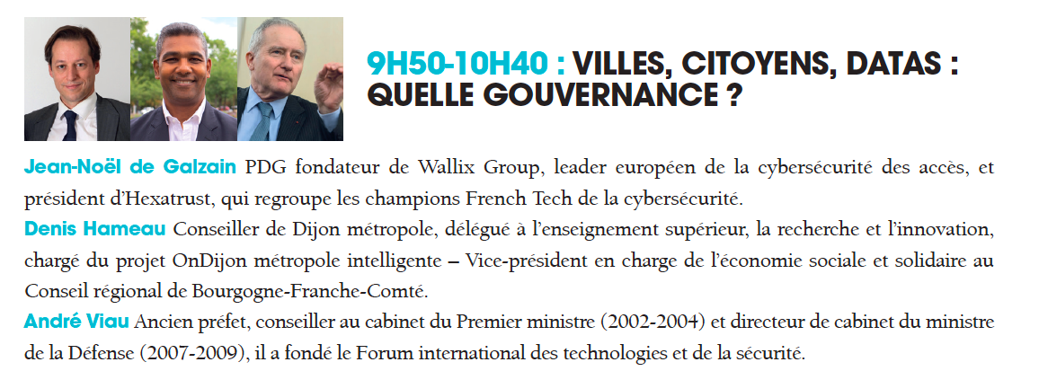 PROGRAMME DU 2e FORUM SÉCURITÉ & RÉSILIENCE L’ENJEU DES MÉTROPOLES PROGRAMME DU 2e FORUM SÉCURITÉ & RÉSILIENCE L’ENJEU DES MÉTROPOLES