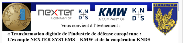 TRANSFORMATION DIGITALE INDUSTRIELLE EUROPEENNE : L'EXEMPLE NEXTER SYSTEMS KMW DANS LE PARTENARIAT  KNDS.