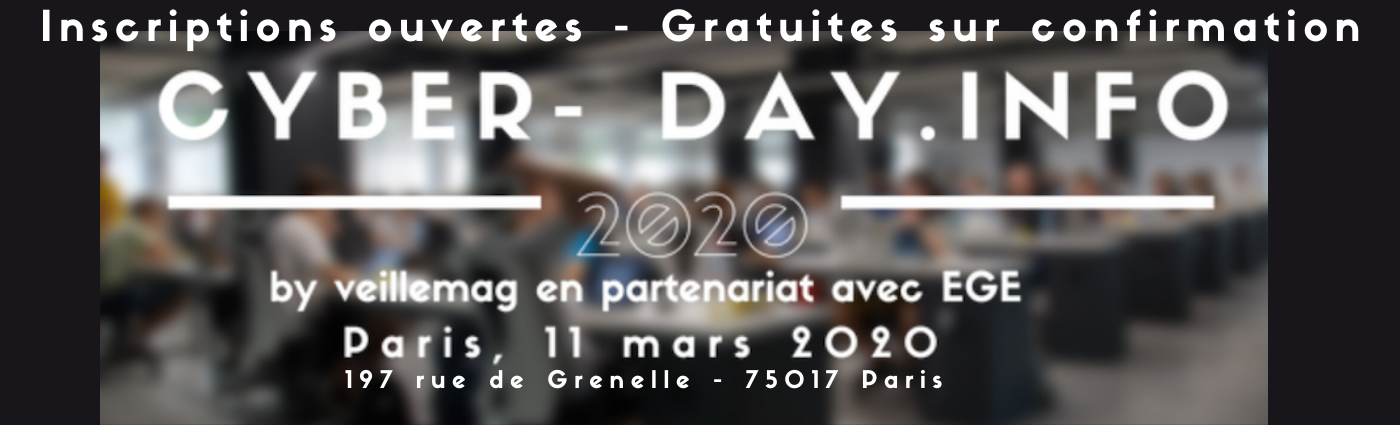 Reminder. 11 mars Cyberday. Tout le programme ! Merci à nos partenaires