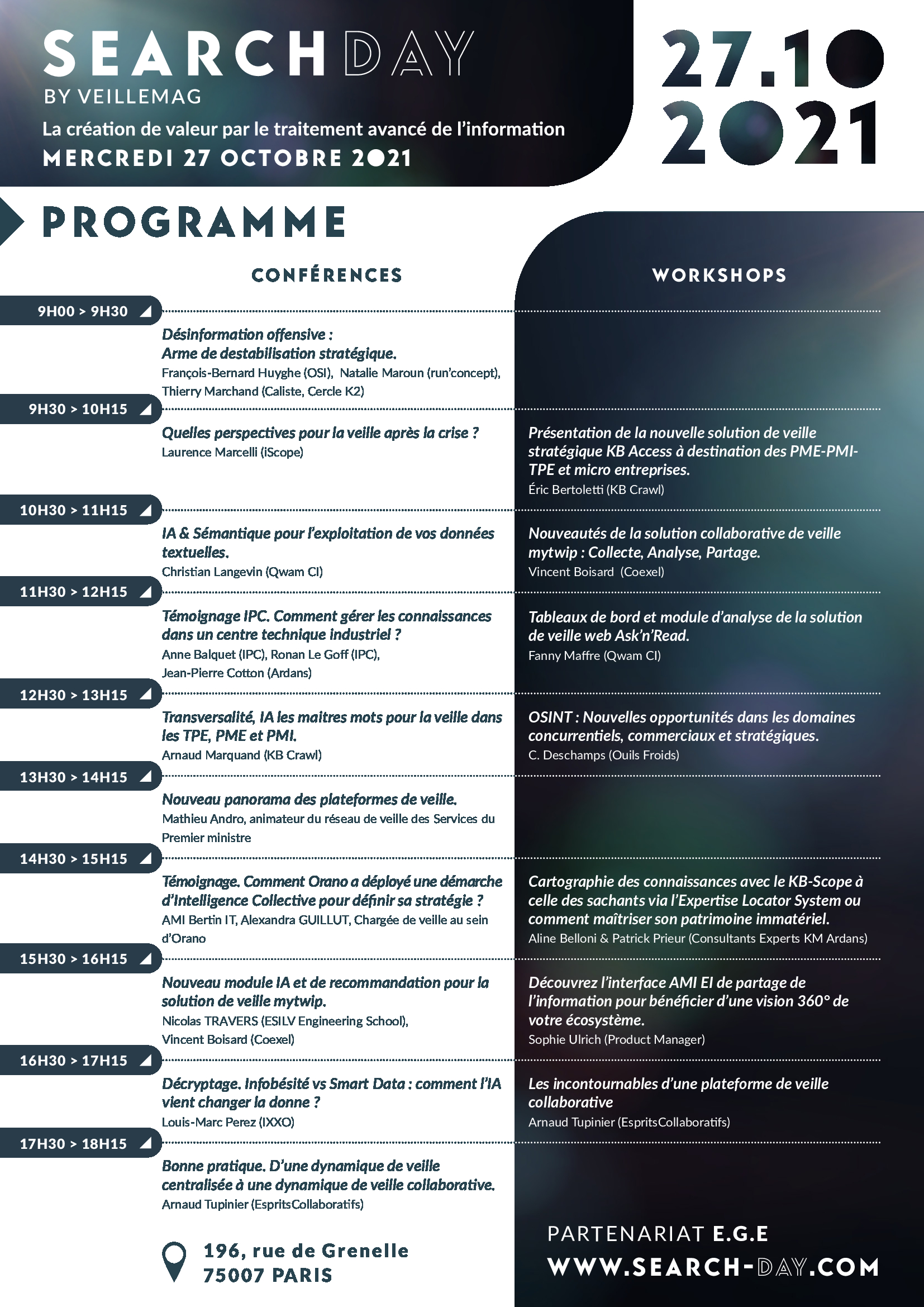 Consulter le programme