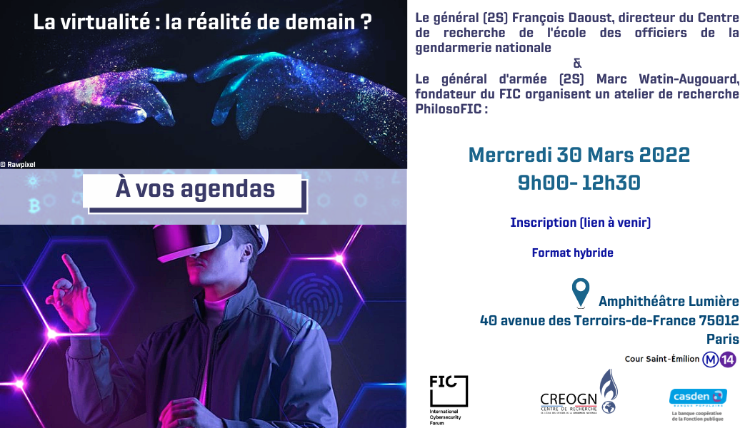 Agenda : Atelier de recherche, le 30 mars 2022, dans le cadre de la préparation du FIC 2022, Paris 12ème, de 9H00 à 12H30