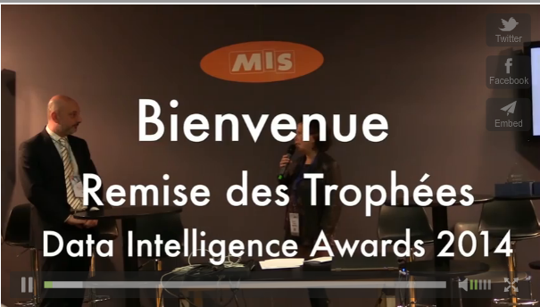 Veille Magazine et Reed Expo remettent les Data Intelligence Awards 2014