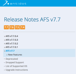 Version 7.7 des logiciels Antidot : toujours en pointe sur la complexité et la diversité de l’information