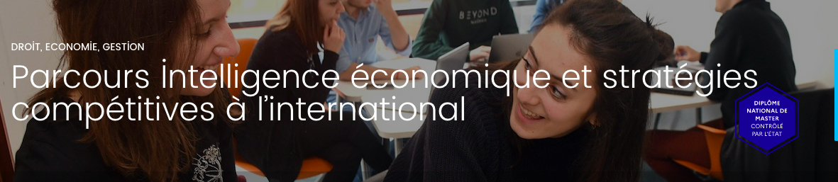 Parcours Intelligence économique et stratégies compétitives à l'international