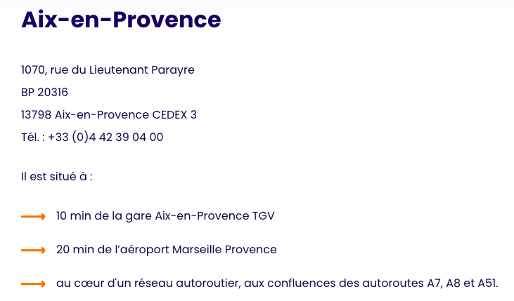 Pour plus d'informations