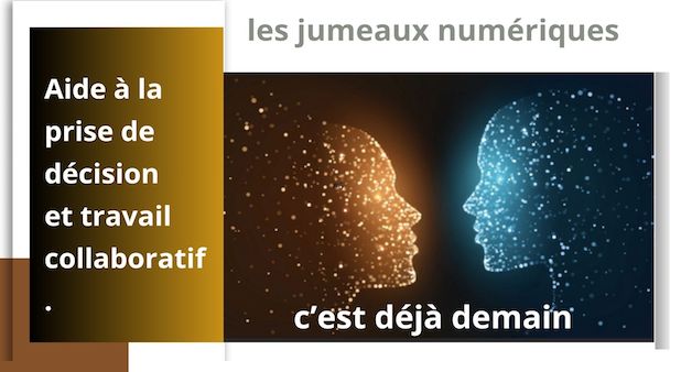 Jumeaux numériques. Aide à la prise de décision des acteurs de terrain & travail collaboratif.