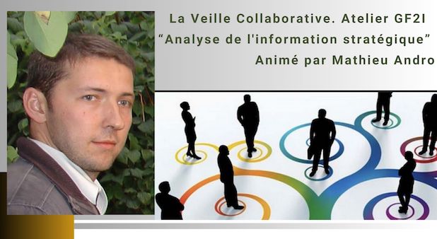 La Veille Collaborative : difficultés et réussites. atelier GF2I  “Analyse de l'information stratégique” . Animé par Mathieu Andro La Veille Collaborative : difficultés et réussites. atelier GF2I  “Analyse de l'information stratégique” . Animé par Mathieu Andro