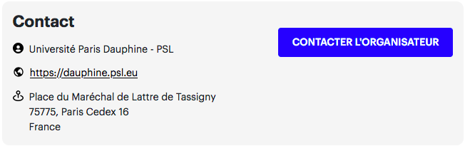 18-20 nov. 2024  Dauphine Digital Days - 3e édition 18-20 nov. 2024  Dauphine Digital Days - 3e édition