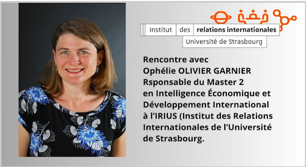 Ophélie Garnier, Université de Strasbourg Ophélie Garnier, Université de Strasbourg