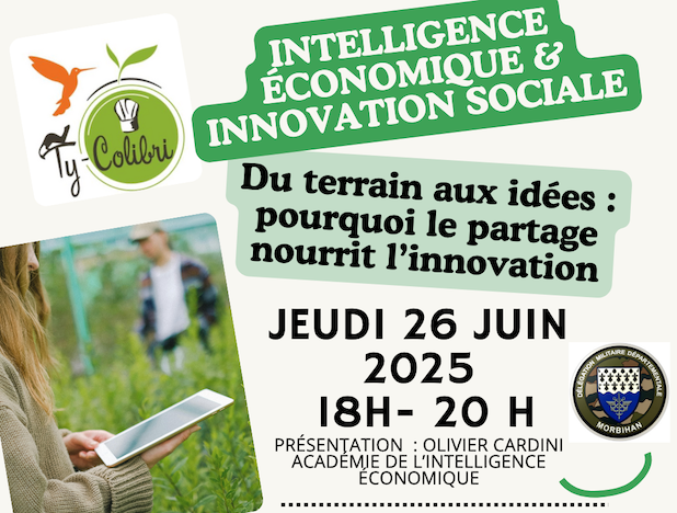 JEUDI 26 JUIN 2025 18H- 20 H. Du terrain aux idées : pourquoi le partage nourrit l’innovation.